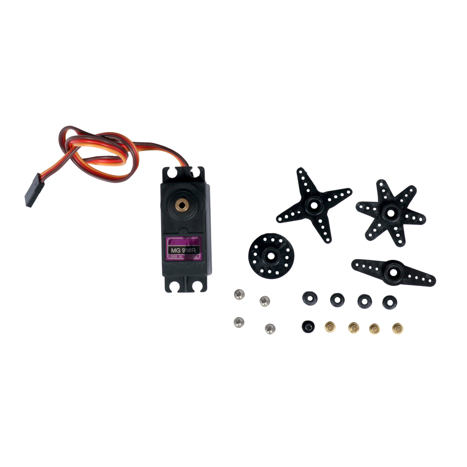 Mg996r servo motor high torque and precision for robotics and